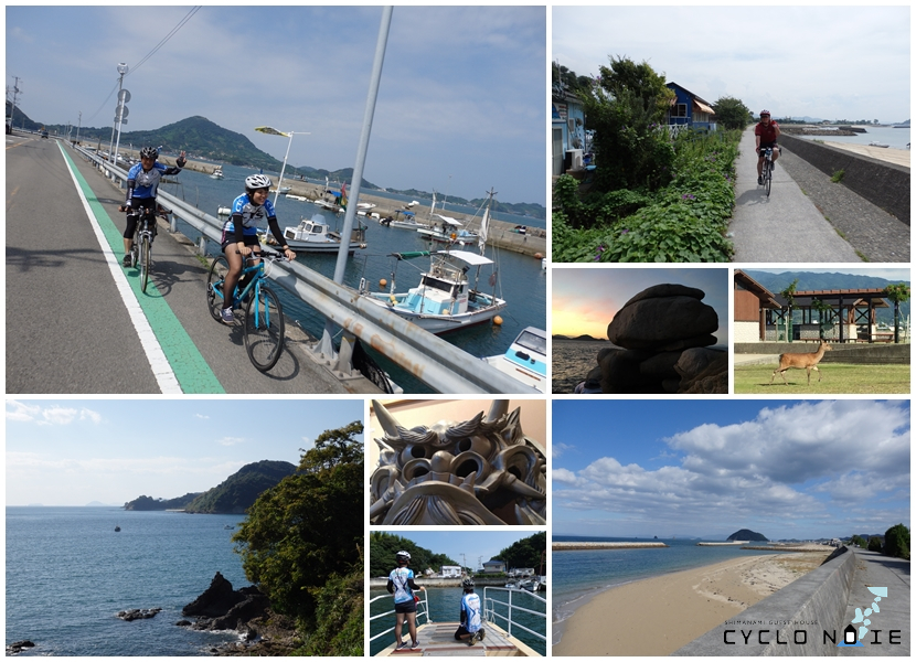 はまかぜ海道サイクリングルートは今治から松山への海沿いコース