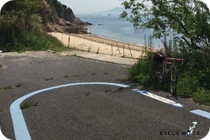 ゆめしま海道サイクリング：佐島のUターンブルーライン