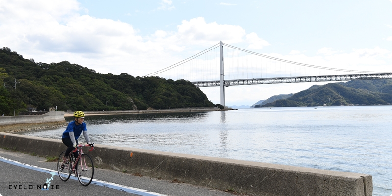 2 days bike trip shimanami Kaido: After riding along the coastline, enter the city